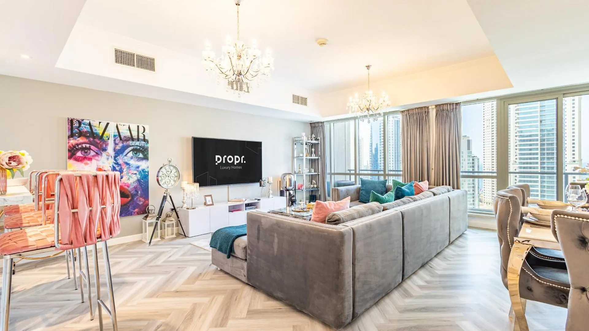 Serene 2Br Escape - Al Majara - Waterfront Stay دبي شقة